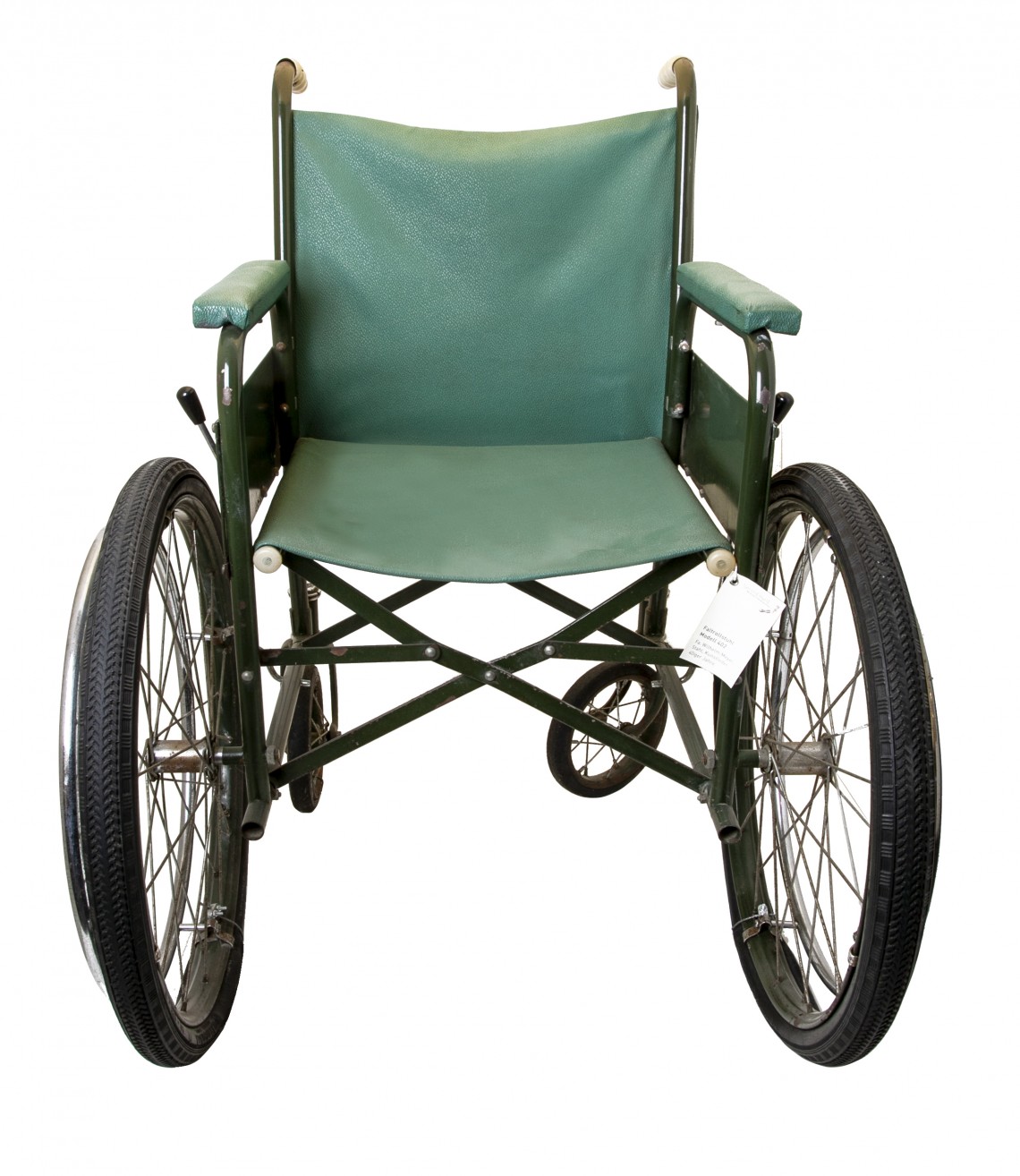 Historischer Falt-Rollstuhl aus dem den neunzehnhundertvierziger Jahren